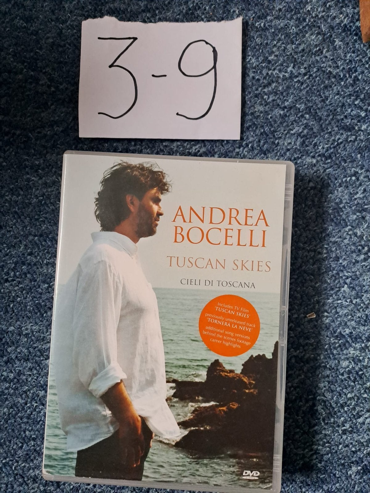 Andrea Bocelli - Tuscan Skies (Cieli di Toscana) DVD, Nederlands, Ophalen of Verzenden, Gebruikt, Engels