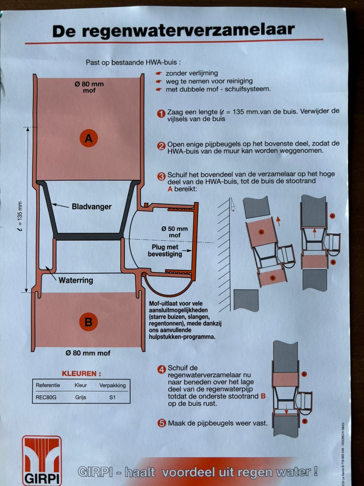 Regenwater ton verzamelaar met deelbare koppeling, Ophalen of Verzenden, Zo goed als nieuw