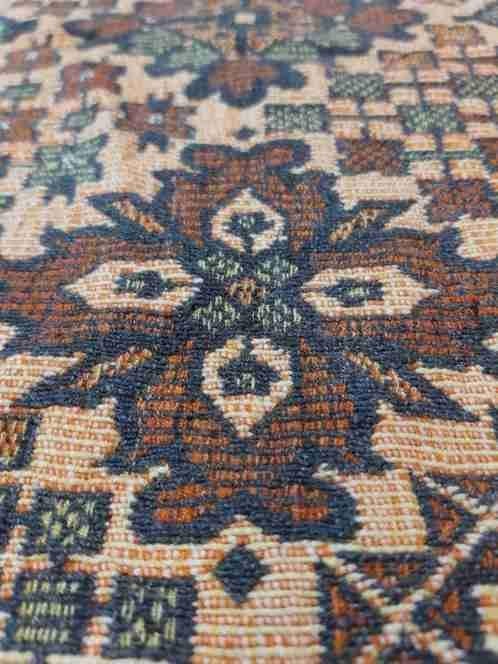 Grand foulard woonkleed Azteken bruin groen 189/121 cm, Huis en Inrichting, Woonaccessoires | Plaids en Woondekens, Gebruikt, Etten-Leur