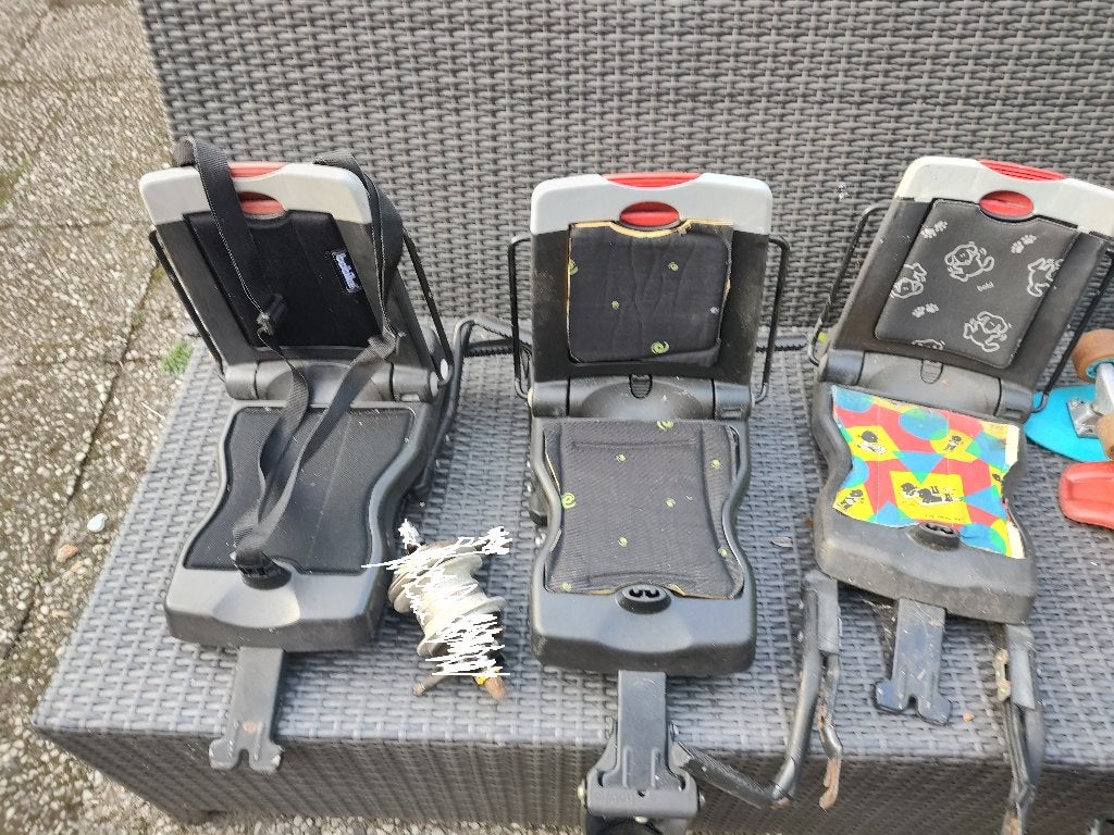 3 stuks BOBIKE klapbaar achter zitjes 3 voor 50 euro, 56 cm of meer, Ophalen, Gebruikt, Overige merken