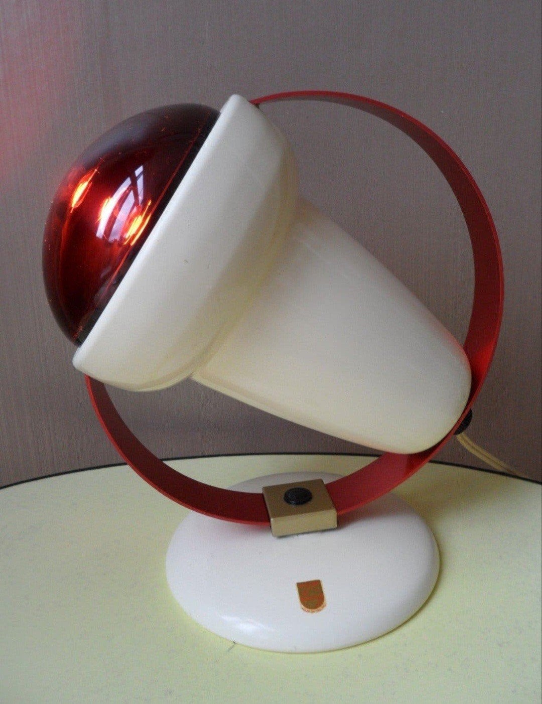 Philips Infraphil warmtelam, vintage, design, Gebruikt, Vintage, 25 cm, Ophalen of Verzenden