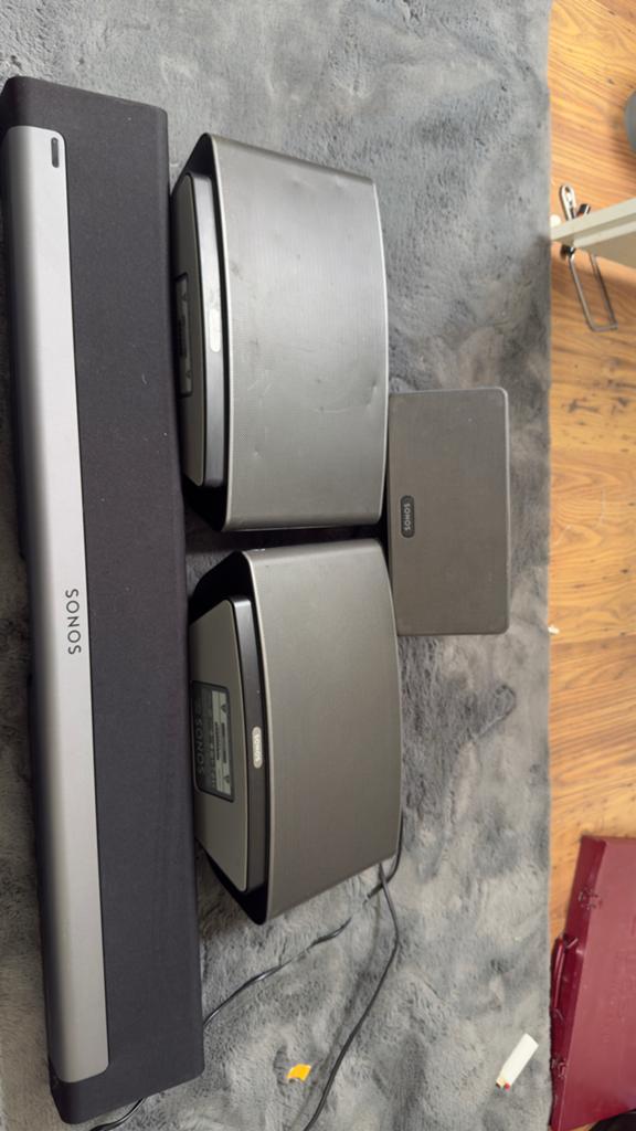 Sonos Set: Playbar, 2x Play 5, 1x Play 3, Audio, Tv en Foto, Home Cinema-sets, Overige merken, 70 watt of meer, Ophalen of Verzenden