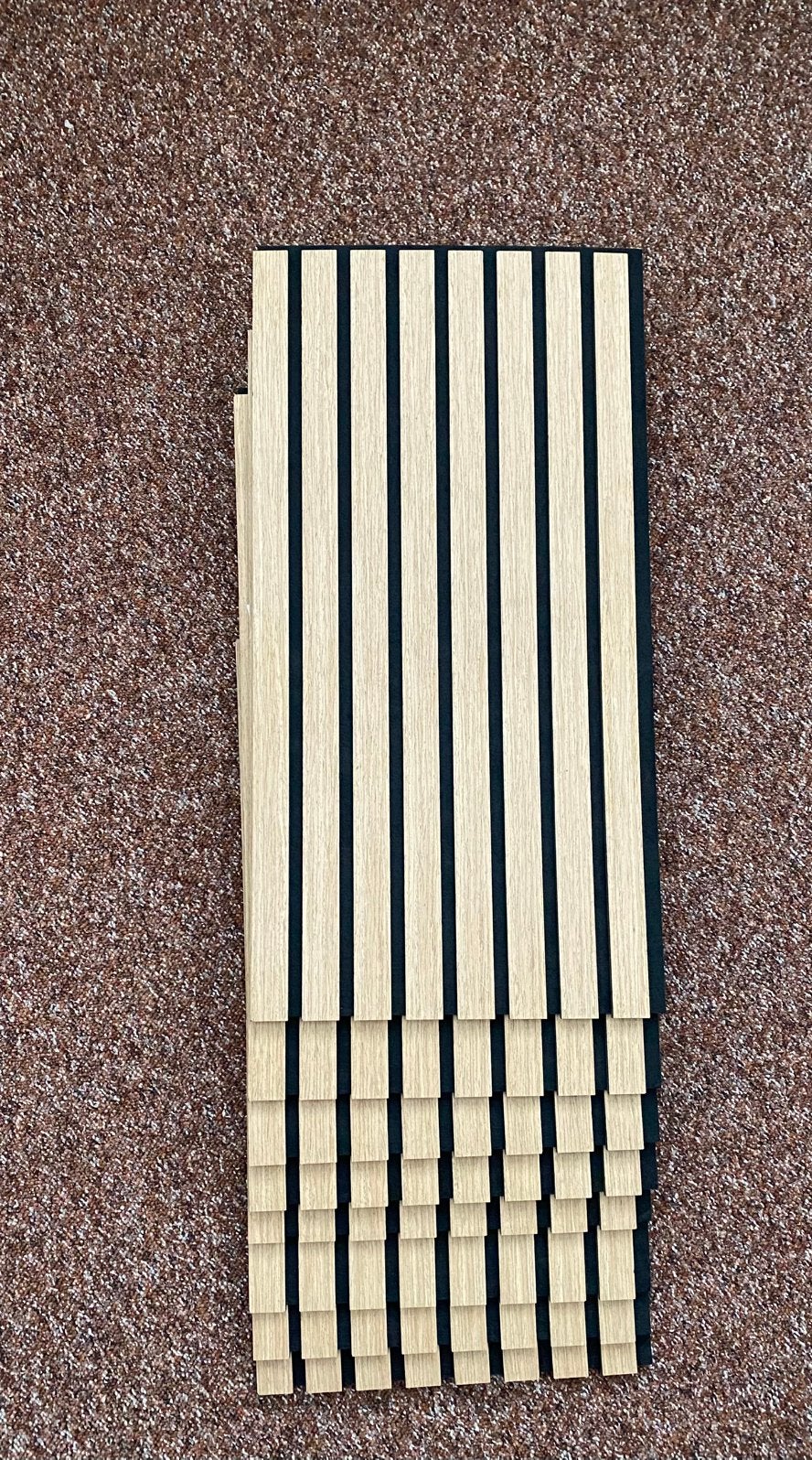 8 houten wandpanelen, Ophalen