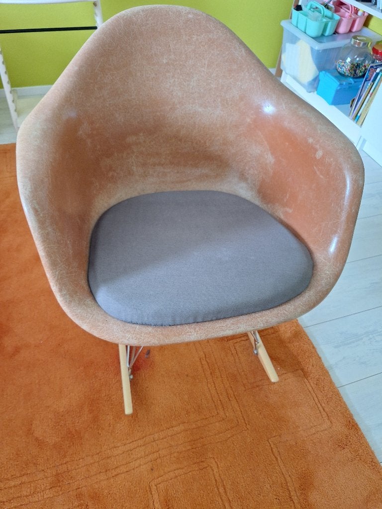 Eames schommelstoel vintage, Ophalen