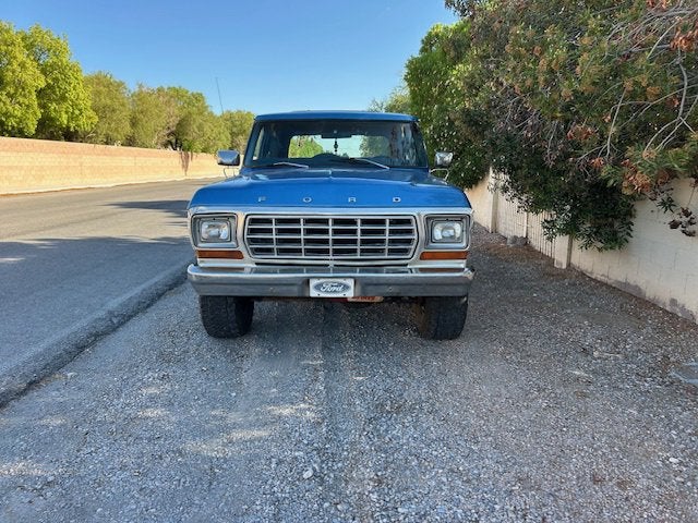 Ford Bronco XLT (bj 1979), Auto's, Blauw, Origineel Nederlands, Handgeschakeld, 5 stoelen