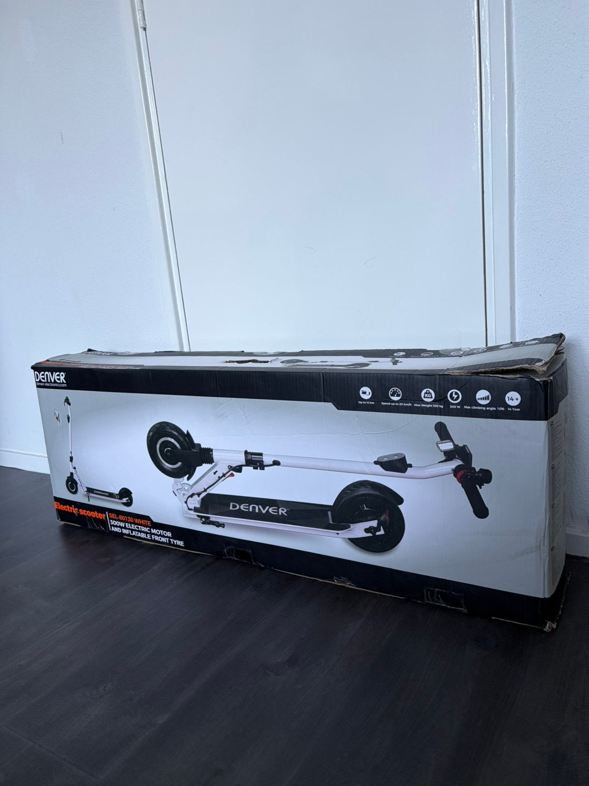Denver Sco-80130 E-scooter New!, Fietsen en Brommers, Steps, Ophalen of Verzenden, Nieuw, Elektrische step (E-scooter)