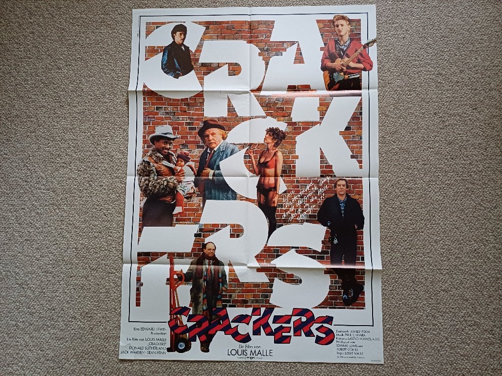 CRACKERS     filmposter., Verzamelen, Posters, Rechthoekig Staand, Verzenden, Zo goed als nieuw, A1 t/m A3