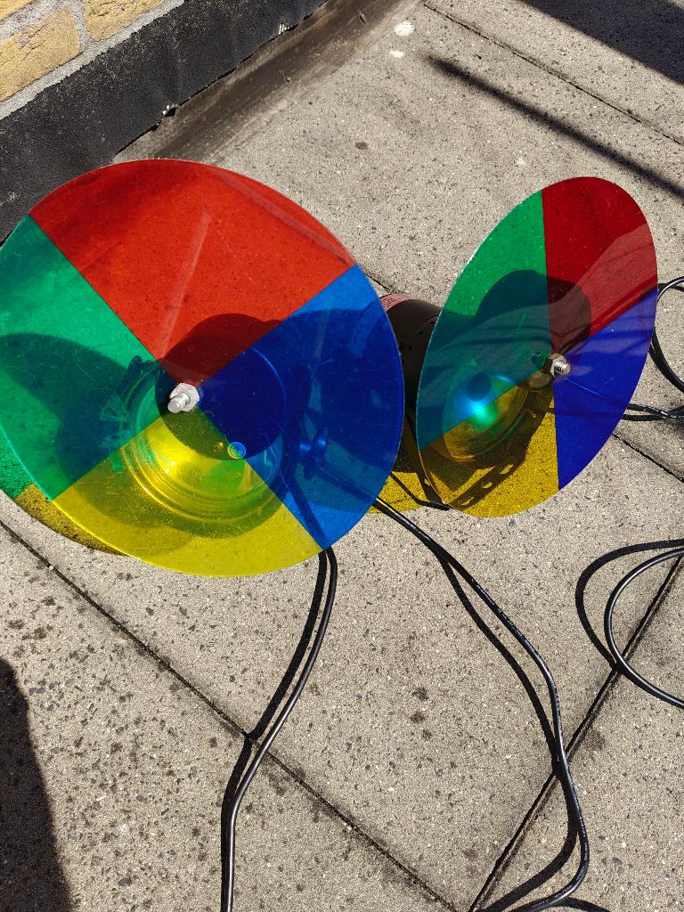 Vintage disco lichten, Ophalen of Verzenden, Gebruikt, Licht