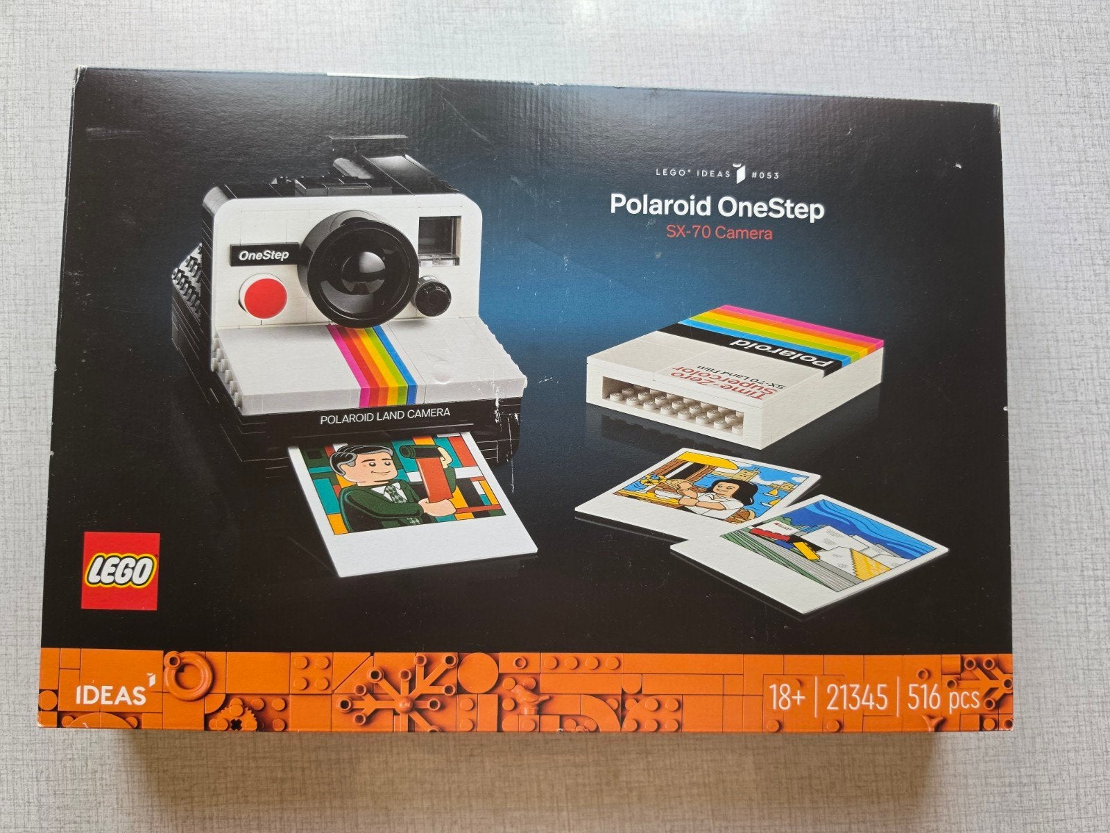 LEGO Polaroid One step SX-70 camera set: 21345, Lego, Compleet, Ophalen of Verzenden, Complete set