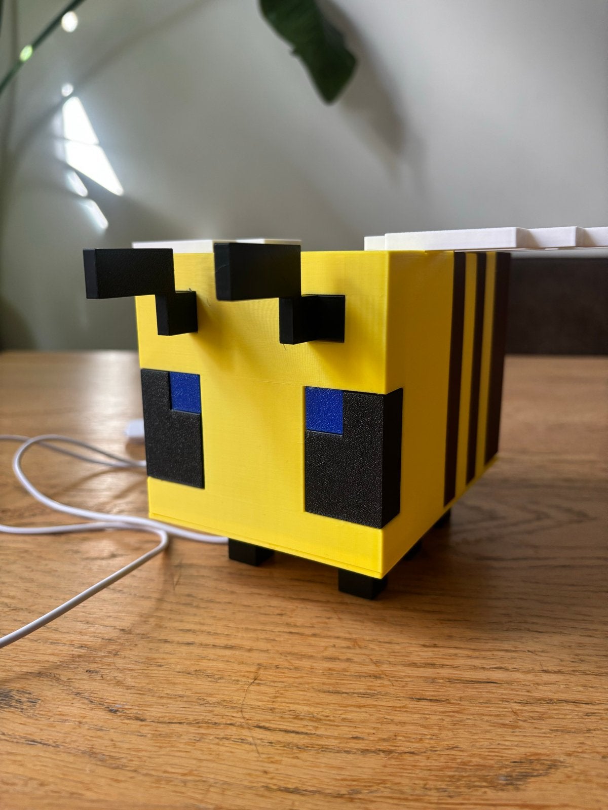 Schattige Minecraft bijen led lamp, Meerkleurig, Overige stijlen, Nieuw, Kunststof