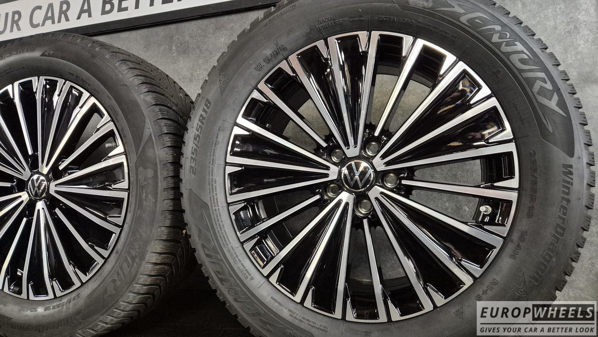 VW Tiguan Tayron 18 inch OEM Winterset 235/55R18 velgen, 18 inch, Gebruikt, -, -