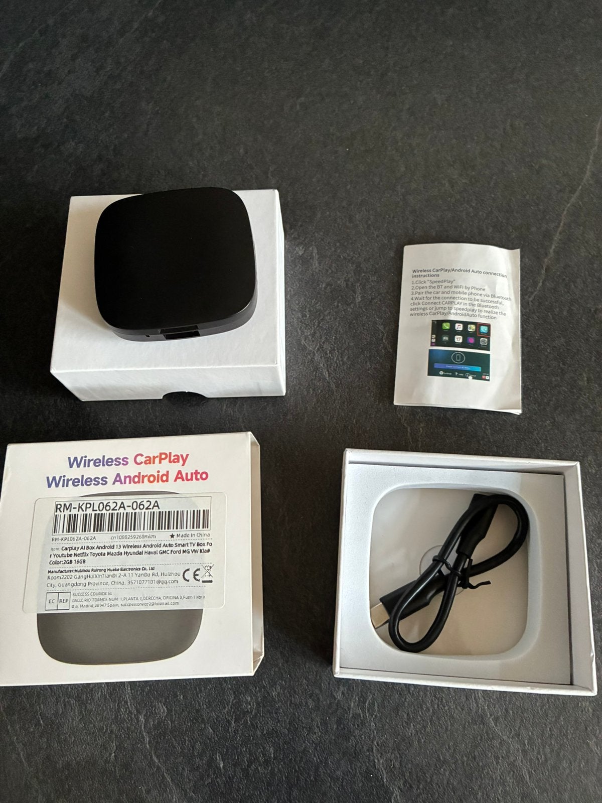 Wireless android Auto carplay, Ophalen of Verzenden, Nieuw