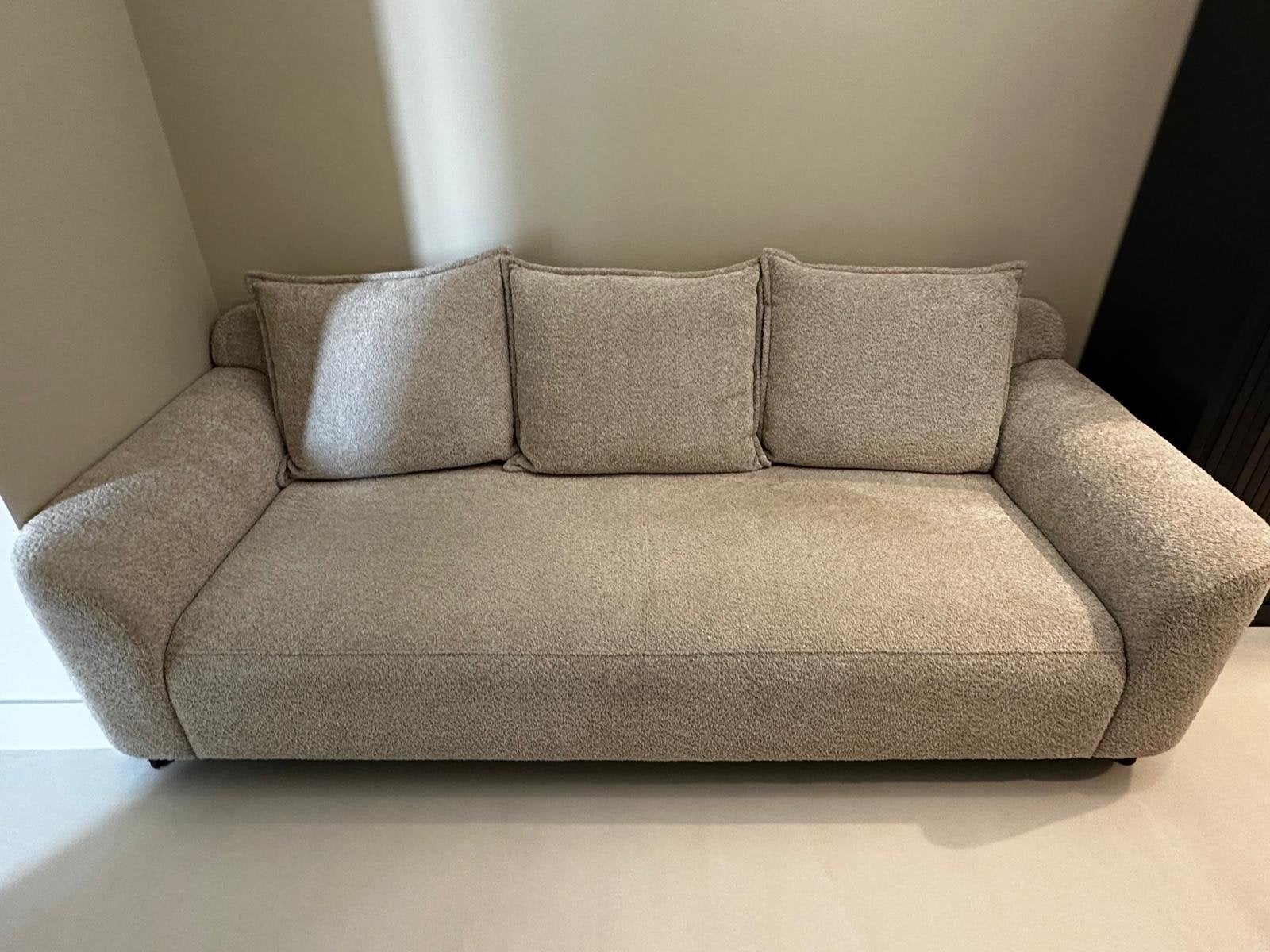 Comfortabele driepersoonsbank - Zo goed als nieuw, Driepersoons, 75 tot 100 cm, Ophalen of Verzenden, Zo goed als nieuw