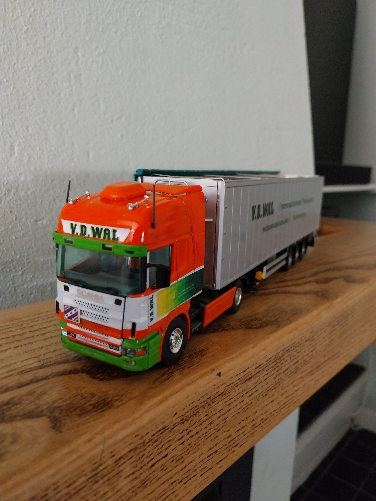 Van Der Wal Heerenveen Scania Topline Walkingfloor, Hobby en Vrije tijd, Modelauto's | 1:50, Ophalen of Verzenden, Nieuw, Bus of Vrachtwagen