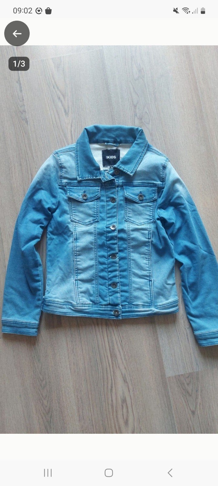 Stoere spijkerjas voor kinderen - Maat 158, Gebruikt, Europe Kids, Jongen of Meisje, Ophalen of Verzenden