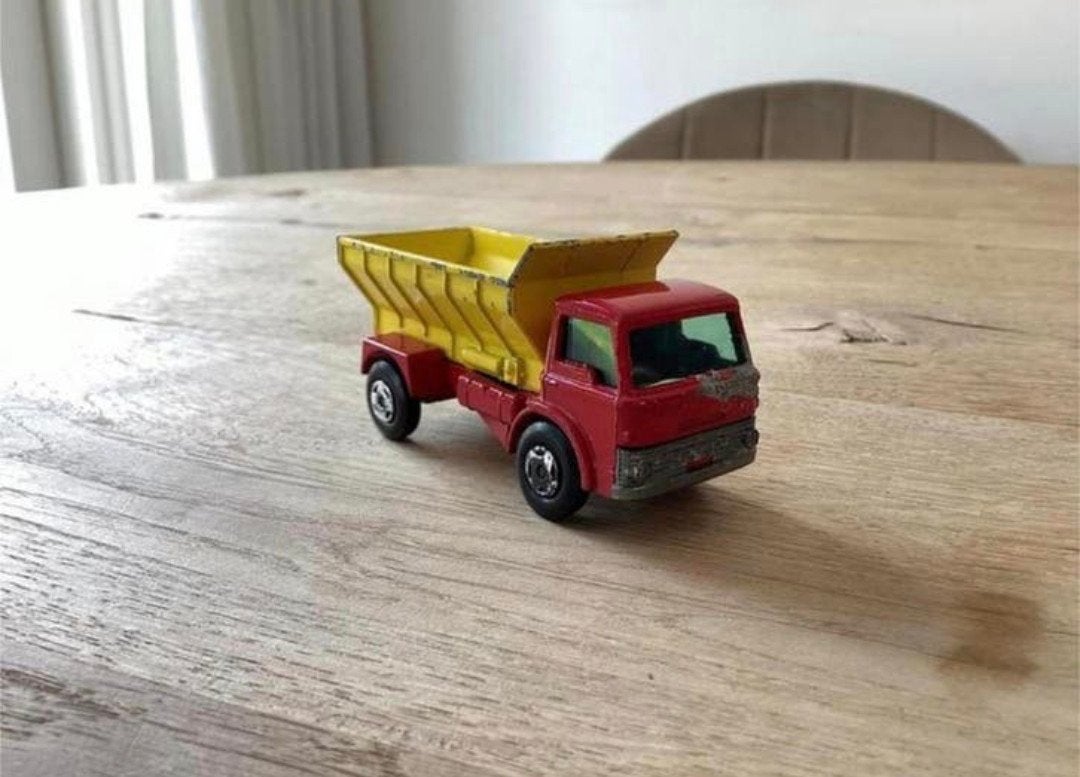 Ford D-Series Tipper Truck van Matchbox jaren 70, Ophalen of Verzenden, Gebruikt, Bus of Vrachtwagen