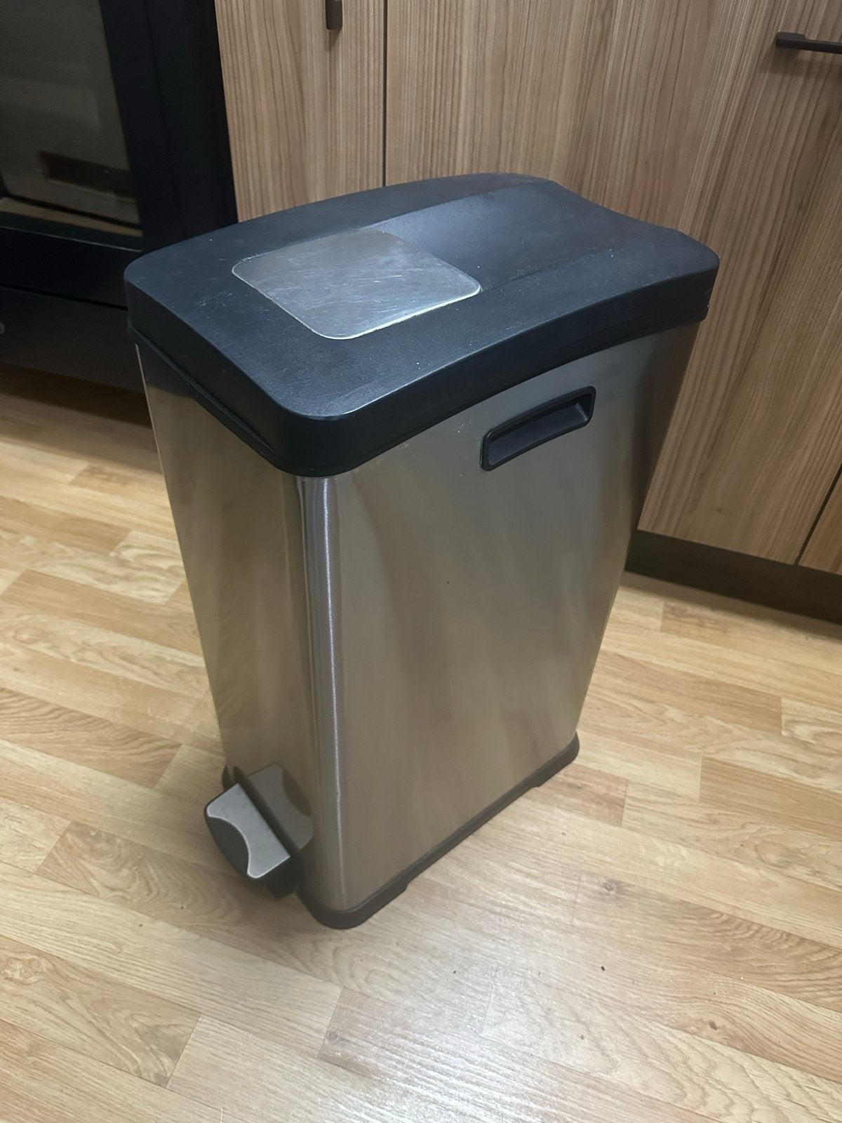 Eko Pedaalemmer Rejoice mat RVS 30L Hornbach, Ophalen, Gebruikt, Met pedaal, 20 tot 30 liter