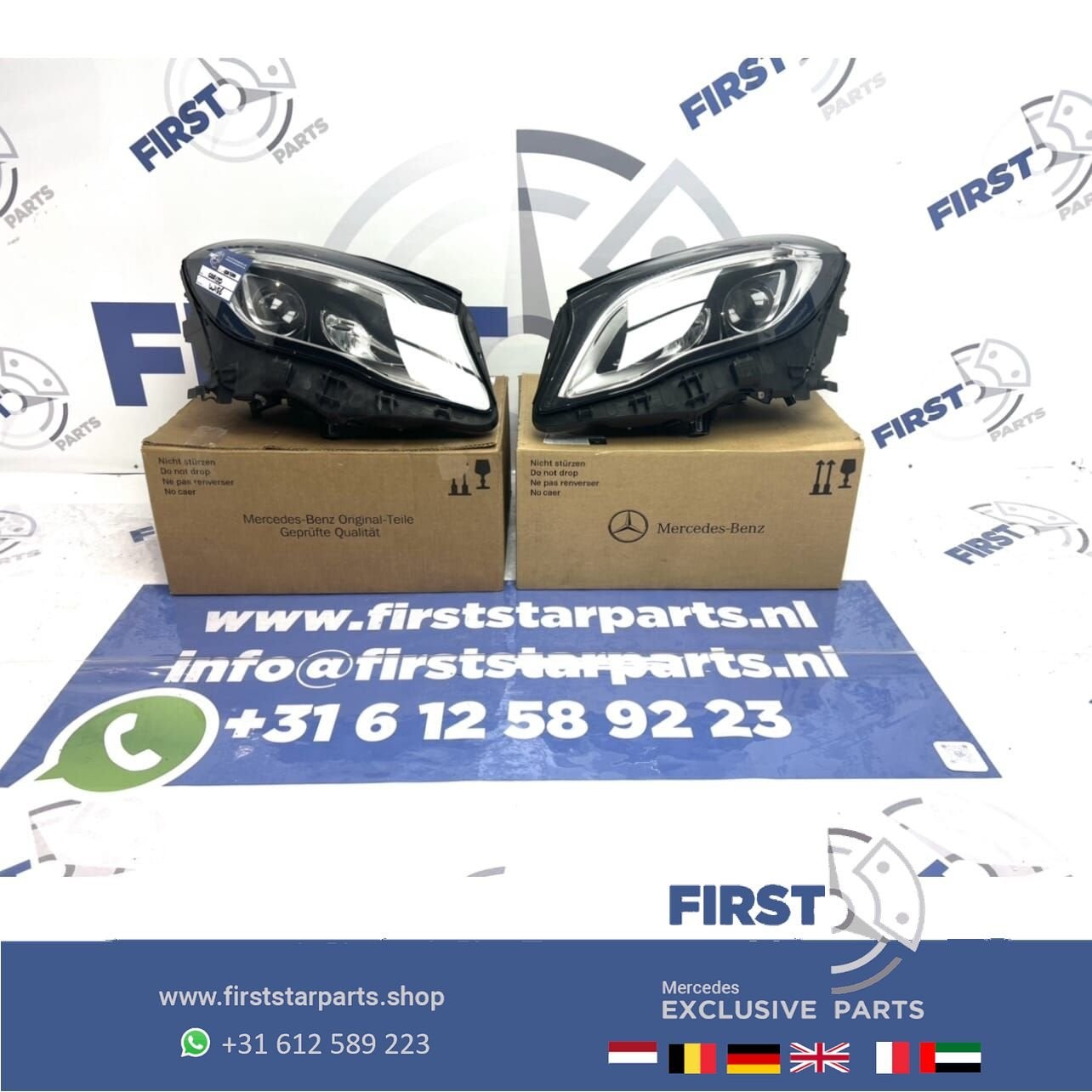 W156 X156 GLA45 AMG FACELIFT LED KOPLAMPEN SET High Performa, Gebruikt, -, Ophalen of Verzenden, -