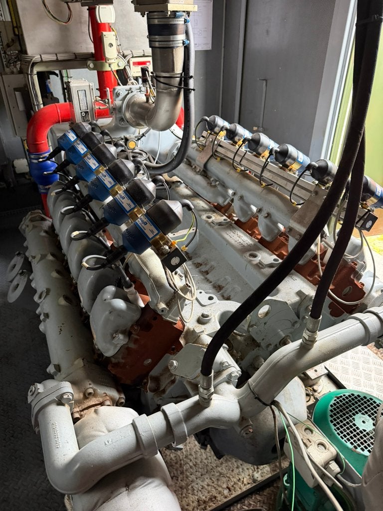 Gasgenerator / gasaggregaat 175 kVA | MAN V12 + Stamford, Ophalen, Gebruikt, Elektrisch startend, Overige typen