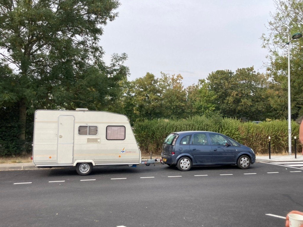 Sterckeman caravan (zonder eigen kenteken), Ophalen, Gebruikt