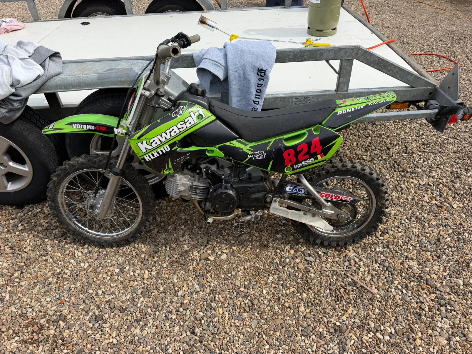 Kawasaki klx 110, Fietsen en Brommers, Minibikes, Midibikes en Pitbikes, Ophalen, Gebruikt, Overige typen