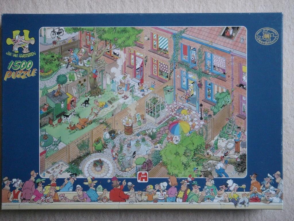 1500 Puzzel: Jan van Haasteren: De Buren, Ophalen, 500 t/m 1500 stukjes, Zo goed als nieuw, Legpuzzel
