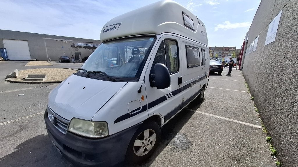 Compacte Concorde Compact (slechts 5 meter ), Concorde, Buscamper of Camperbus, Fiat, Tot en met 2