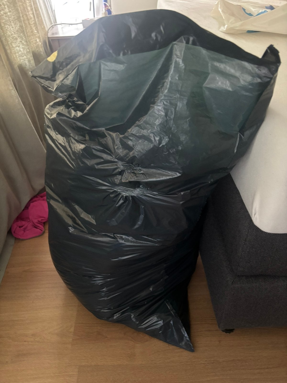 Zak vol kleding meisjes maat 92 jongens maat 130 en dames xl, Ophalen, Gebruikt
