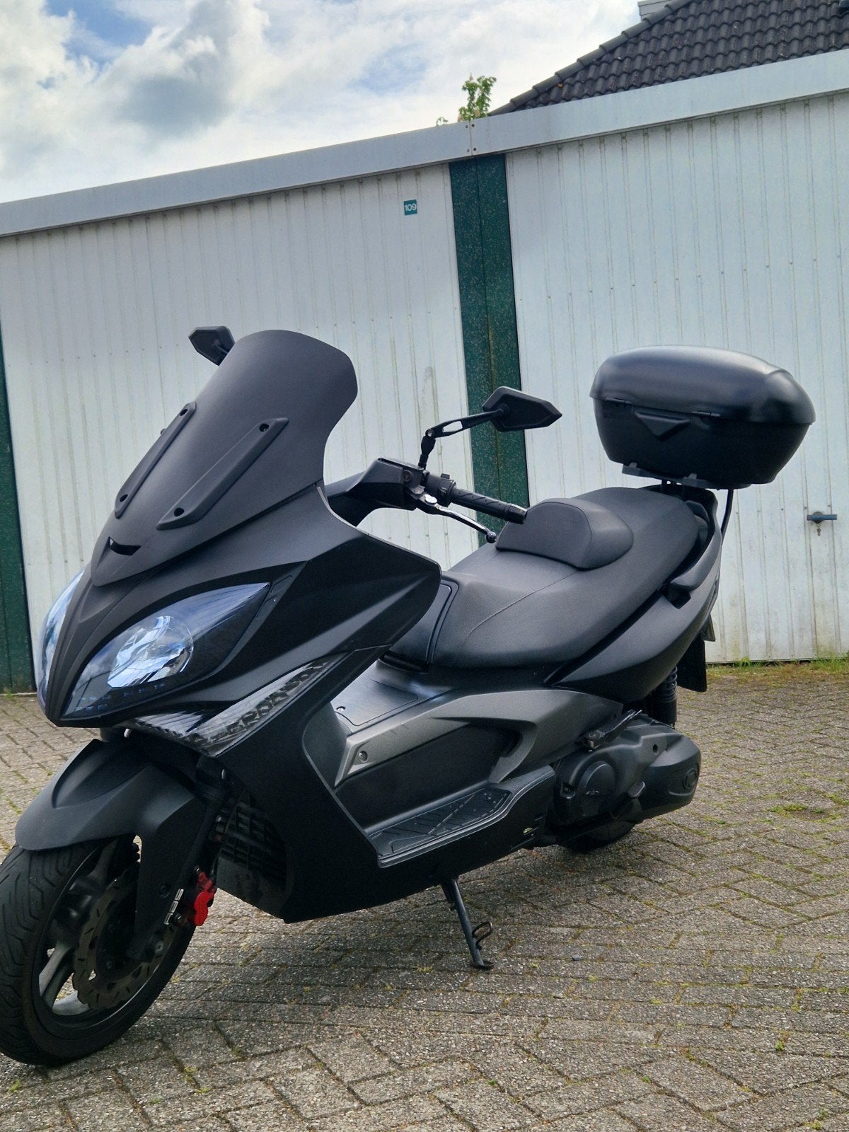 Kymco xciting 500R abs mat zwart, Occasion, Motorrijbewijs A, Particulier, Automaat