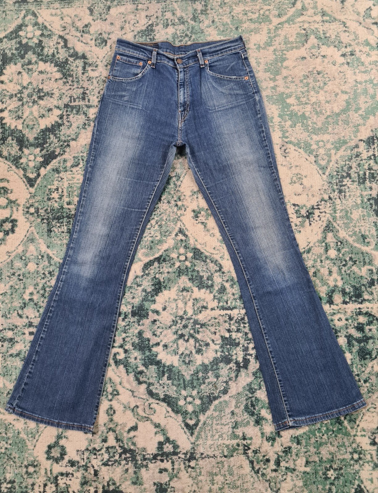 Levi's 525 bootleg W33 L32 Dames Blauw Tulsi3332 High-rise, Blauw, Ophalen of Verzenden, Zo goed als nieuw, W30 - W32 (confectie 38/40)