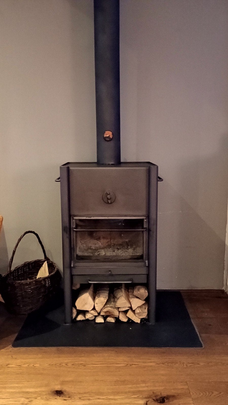 Houtkachel Harrie Leenders HL4, Huis en Inrichting, Ophalen, Gebruikt, Hout, Houtkachel