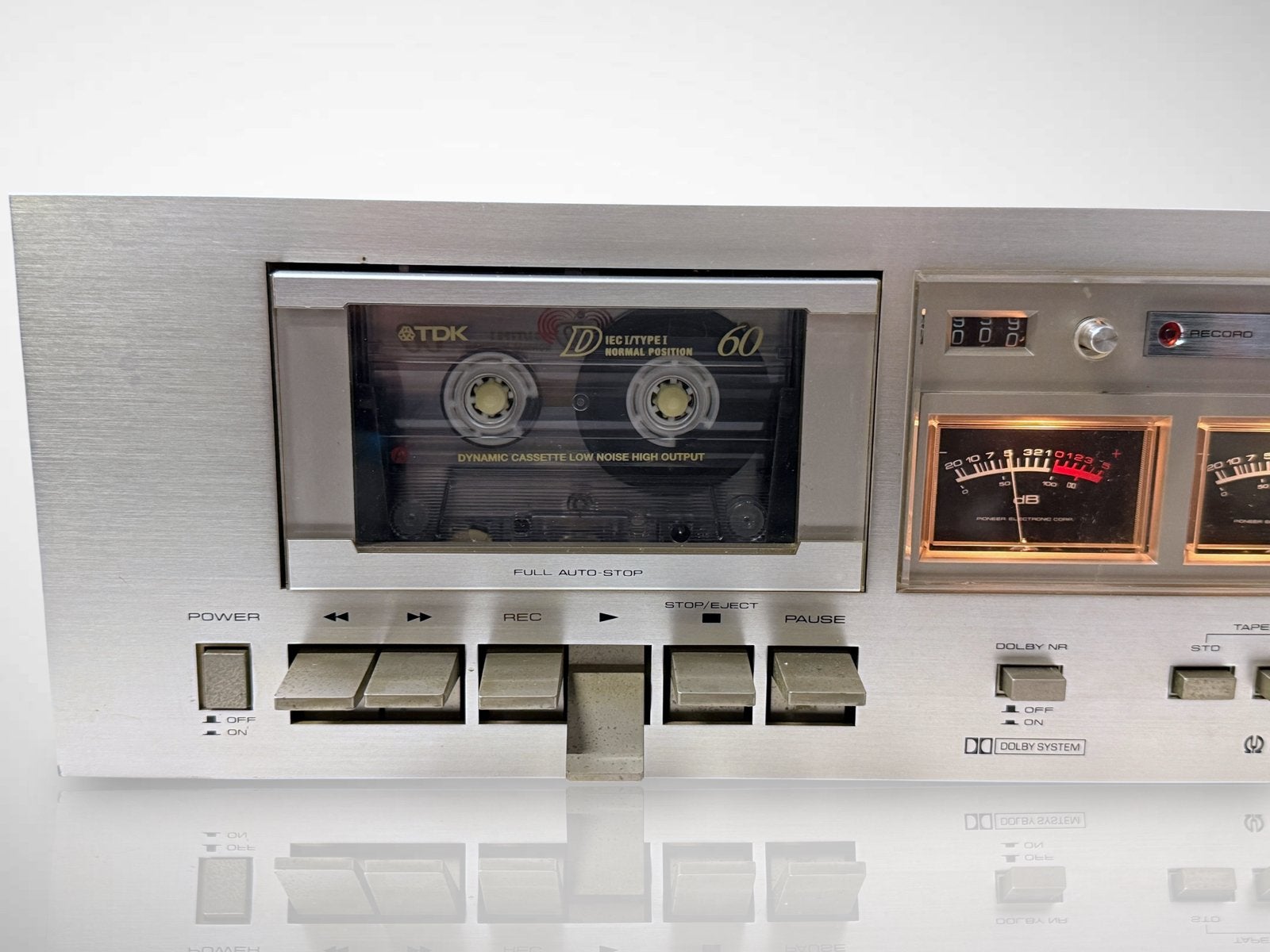 Vintage Pioneer CT-506 Cassettedeck - Perfecte staat, Audio, Tv en Foto, Cassettedecks, Overige merken, Pioneer, Pioneer, Tiptoetsen