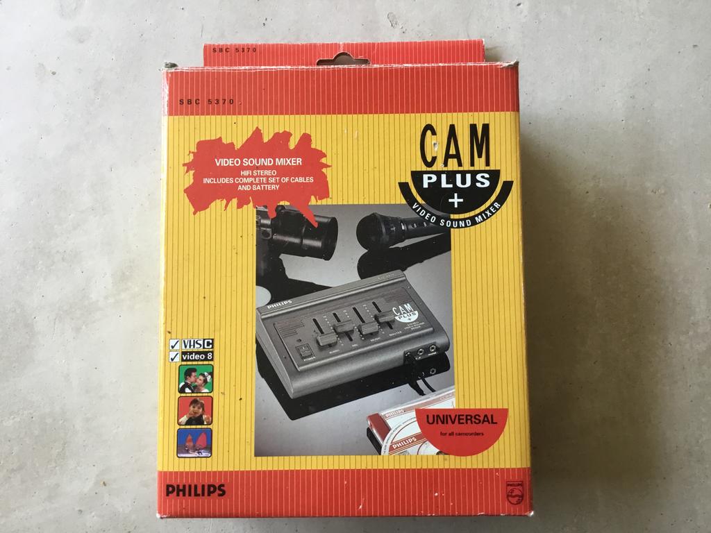 Philips CAM Plus Video Sound Mixer SBC 5370 Hifi Stereo, Ophalen, Zo goed als nieuw, Minder dan 5 kanalen