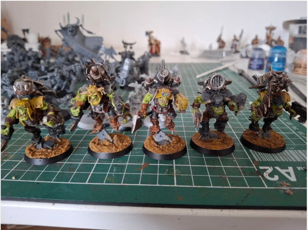 Warhammer 40k Ork Storm Boyz, Hobby en Vrije tijd, Gebruikt, Figuurtje(s), Warhammer, Ophalen of Verzenden