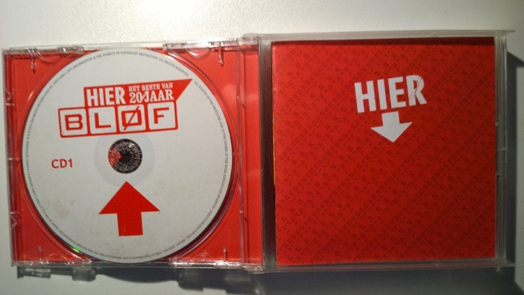 Bløf - Hier Het Beste Van 20 Jaar Bløf, Ophalen of Verzenden, Zo goed als nieuw, Rock, Album