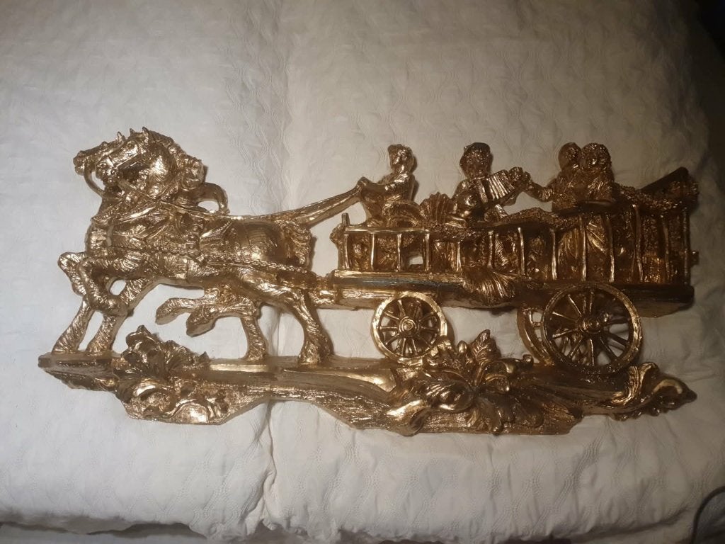 -Paard en koets 30=jaar oud brocante, Ophalen