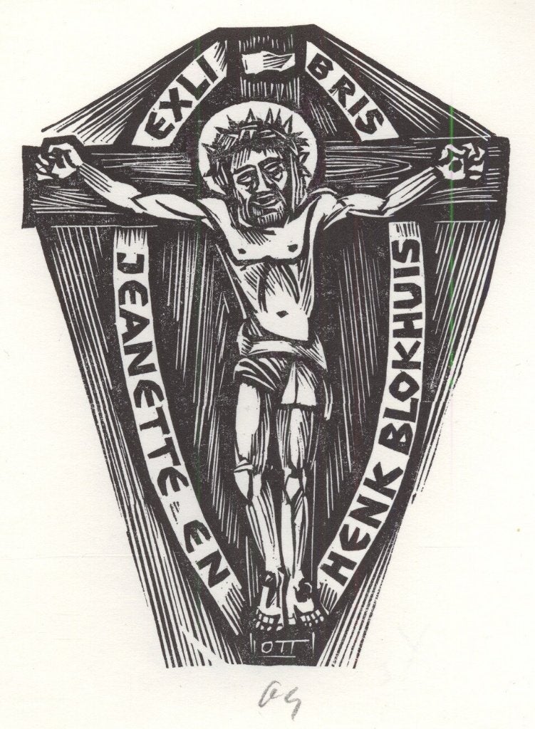 1530 Ex Libris Duitsland : Herbert Ott, z.j., Verzenden, Ex libris