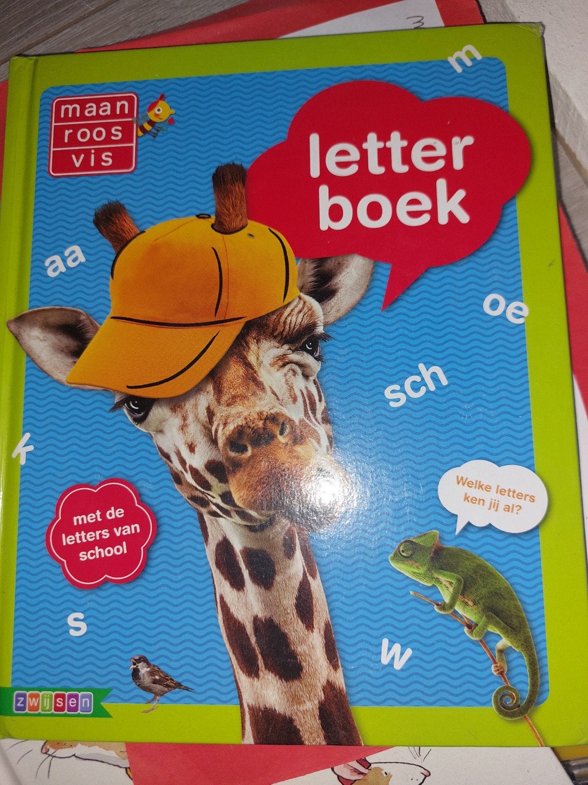 Maan Roos Vis Letterboek - Leer letters met plezier!, Ophalen of Verzenden, Gelezen, Zwijsen, 3 tot 4 jaar