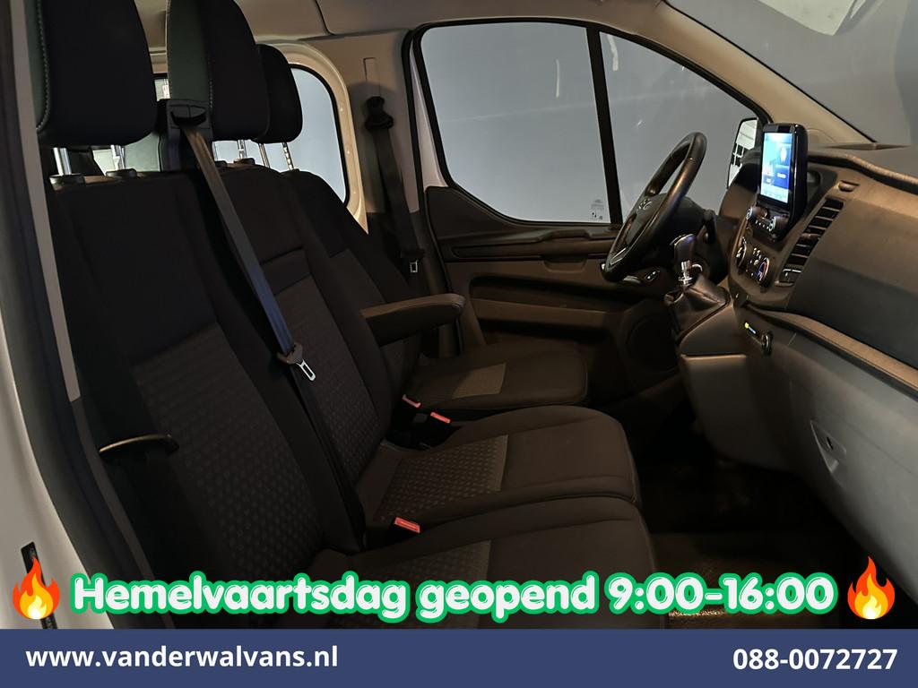 Ford Transit Custom 2.0 TDCI 130pk L2H1 Dubbele Cabine Euro6, Auto's, Voorwielaandrijving, Gebruikt, 4 cilinders, Bedrijf
