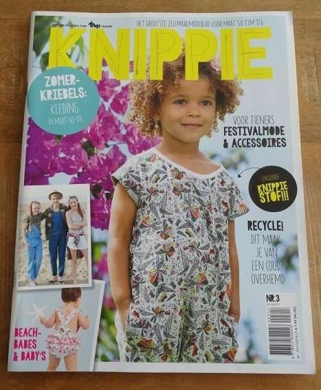 Knippie nummer 3 juni, juli 2017, ook baby maat 50 t/m 176, Verzenden, Zo goed als nieuw, Kind, Knippie