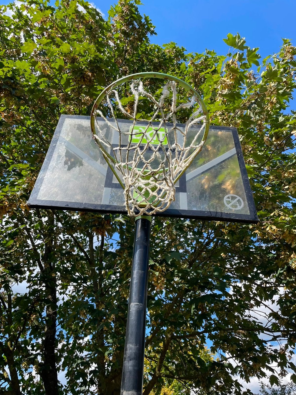 Exit Toys verplaatsbaar basketbalbord, Sport en Fitness, Basketbal, Ophalen, Gebruikt, Ring, Bord of Paal