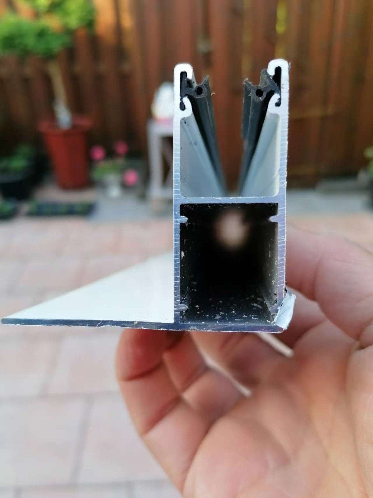 Aluminium zijprofielen 3meter, 3stuks, Doe-het-zelf en Verbouw, Glas en Ramen, Ophalen, Minder dan 80 cm, Overige typen, Nieuw