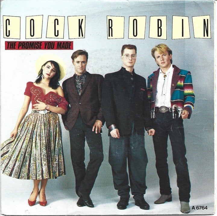 Cock Robin - The Promise You Made, Gebruikt, Verzenden, 7 inch, Fotohoes