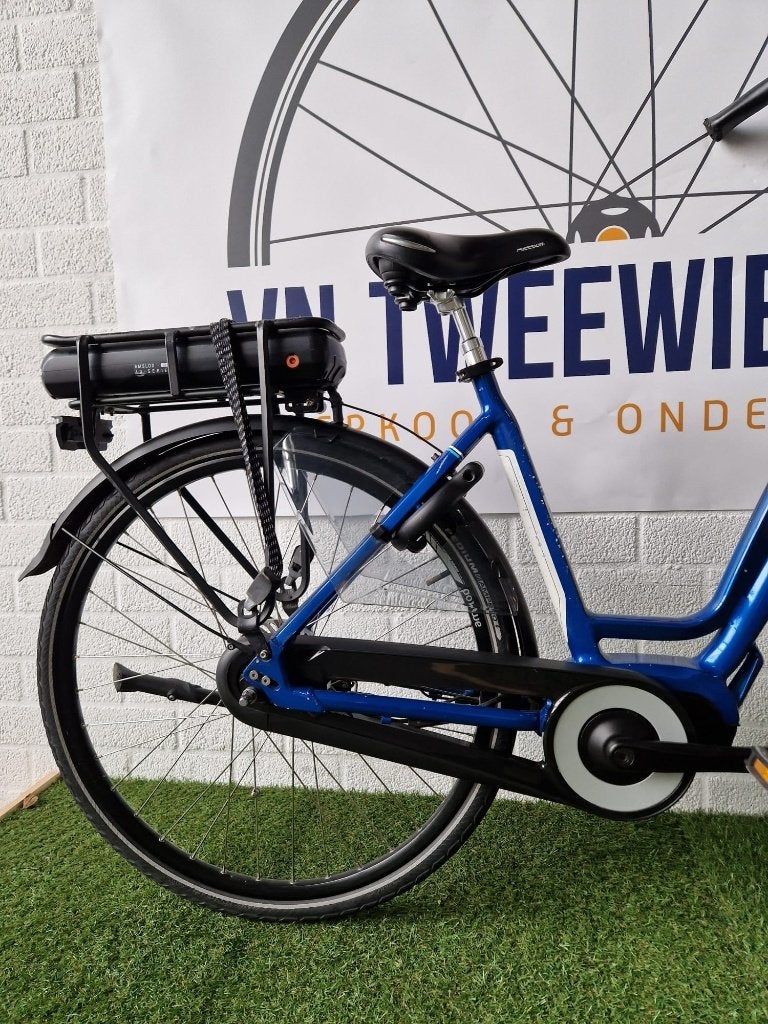 Amslod York MTX N7 Dames E-bike 28" 52cm N7, 53 tot 56 cm, (Extra) lage instap, Zo goed als nieuw, Ophalen