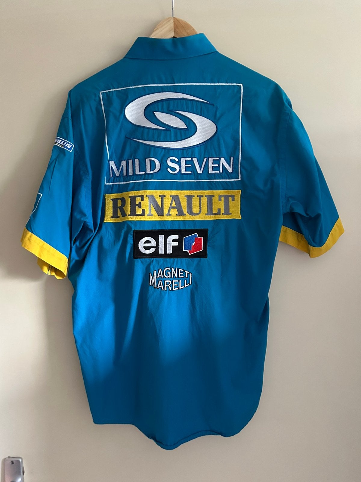 Renault F1 teamshirt seizoen 2005 maat L, Ophalen of Verzenden, Zo goed als nieuw, Overige sporten, Shirt