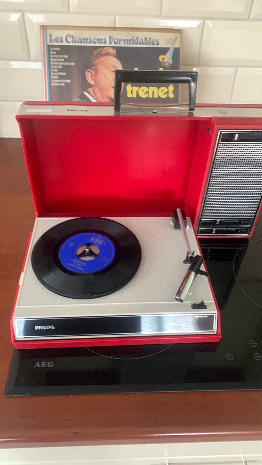 Draagbare platenspeler, Ophalen of Verzenden, Zo goed als nieuw, Philips