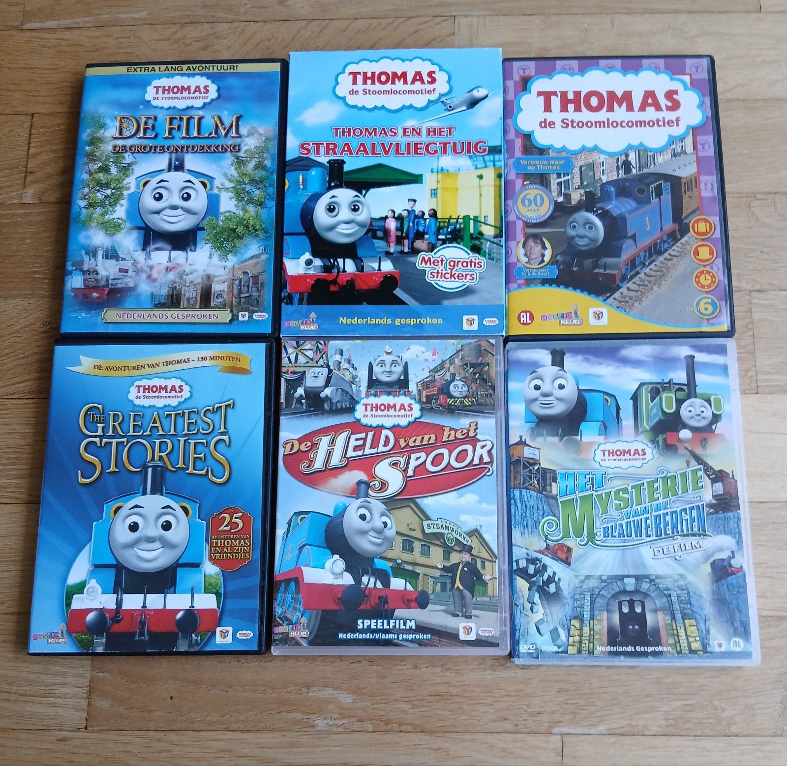 Thomas De Trein 6 DVD’s, Ophalen of Verzenden