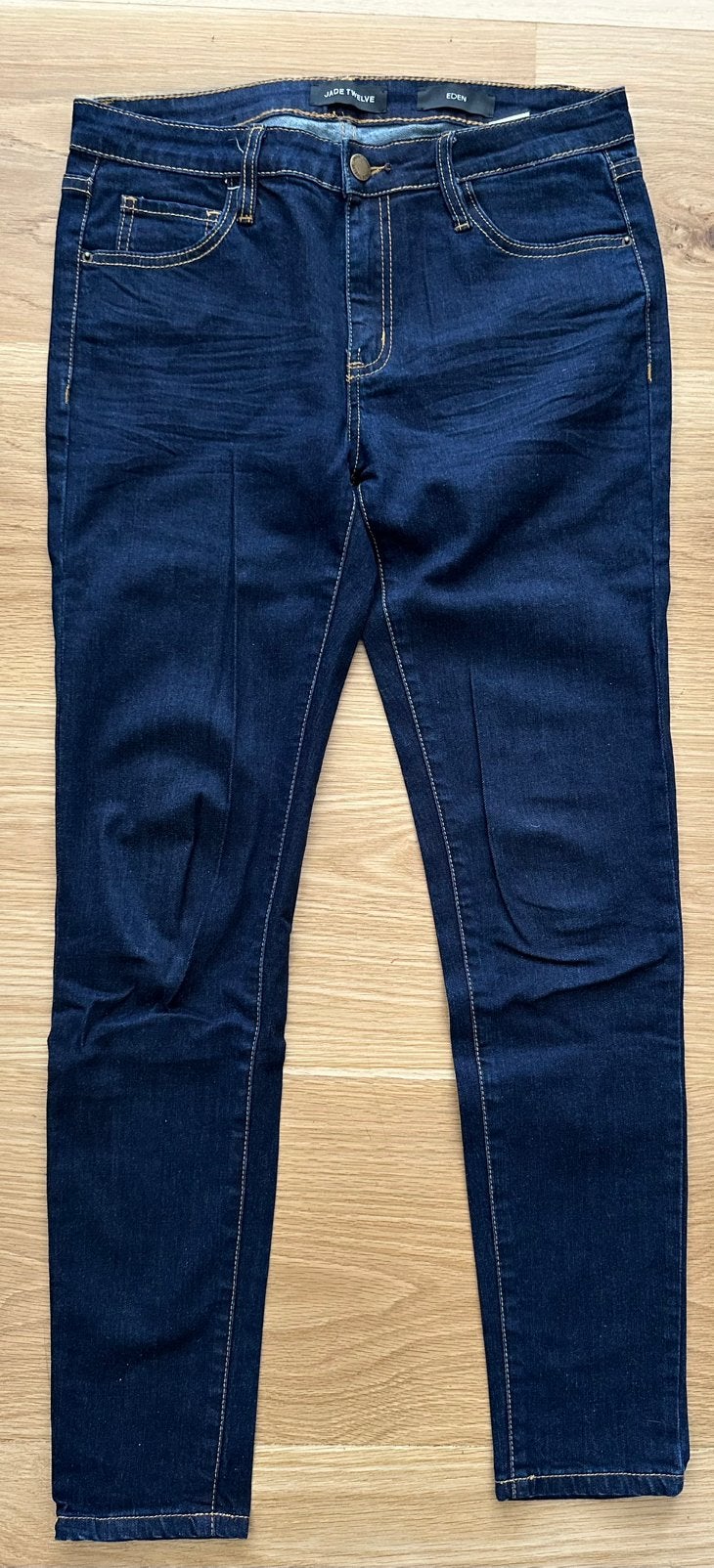 Jade twelve eden skinny jeans m 29, Kleding | Dames, Ophalen of Verzenden, Zo goed als nieuw, Blauw, W28 - W29 (confectie 36)