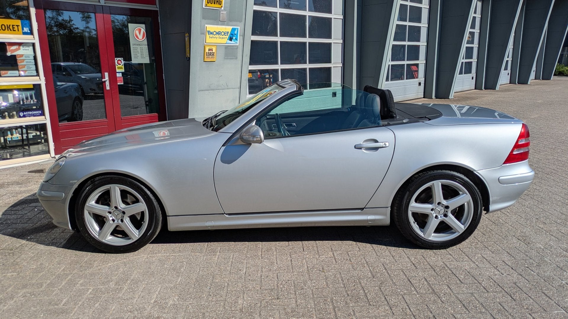Mercedes-Benz SLK-klasse 320 | V6 | Automaat | Leder | Stoel, Automaat, Gebruikt, Zwart, Cabriolet