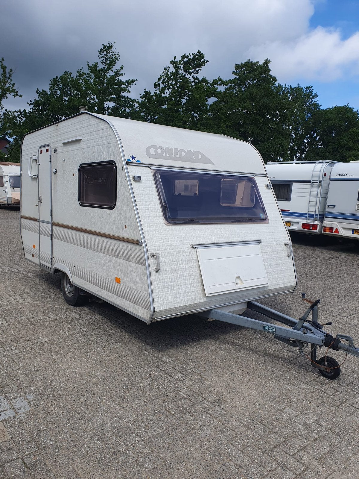 Homecar 360 1989 met tent en mover, Caravans en Kamperen, Bedrijf, 500 - 750 kg, Mover